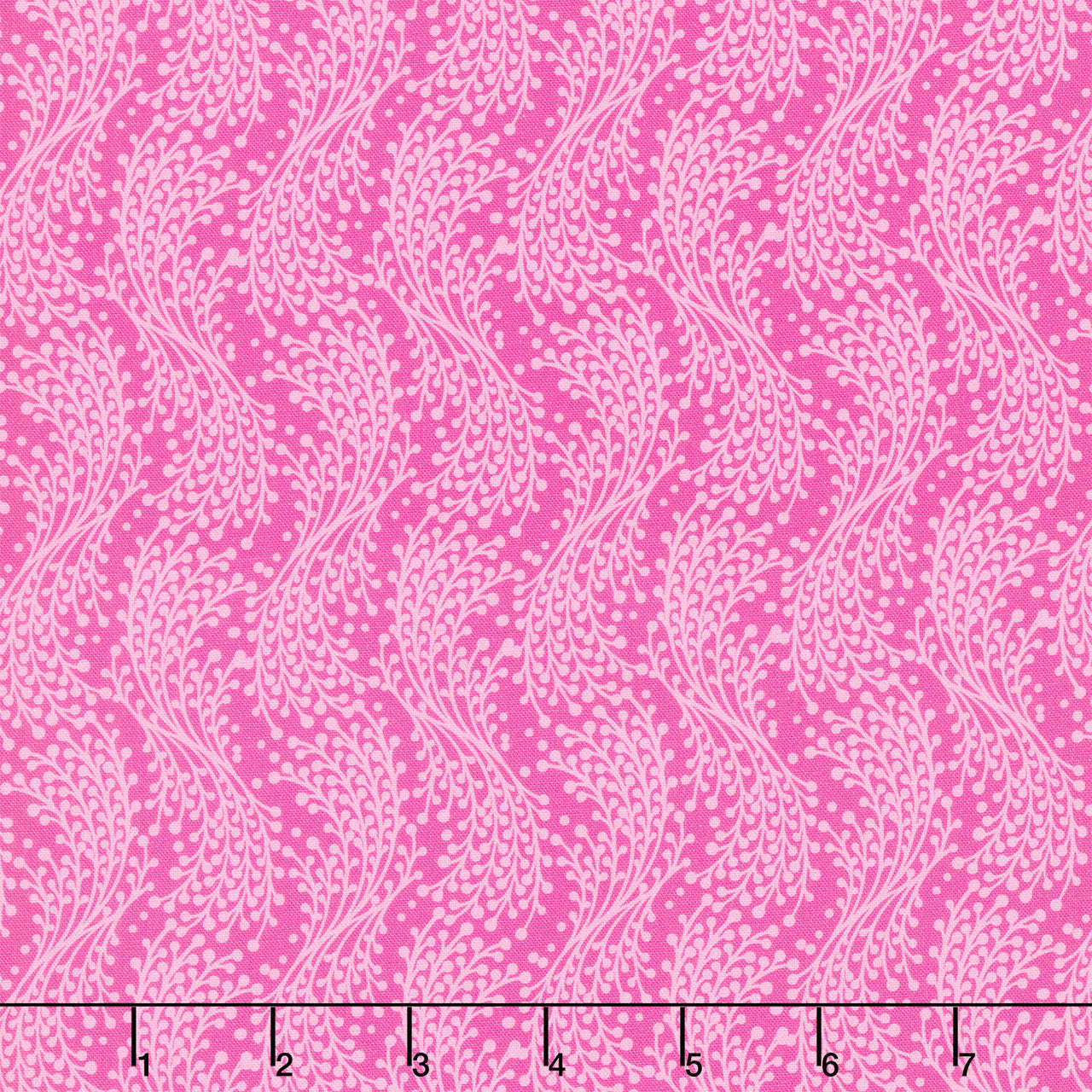 Sunflower Sonata - Vines Pink Yardage