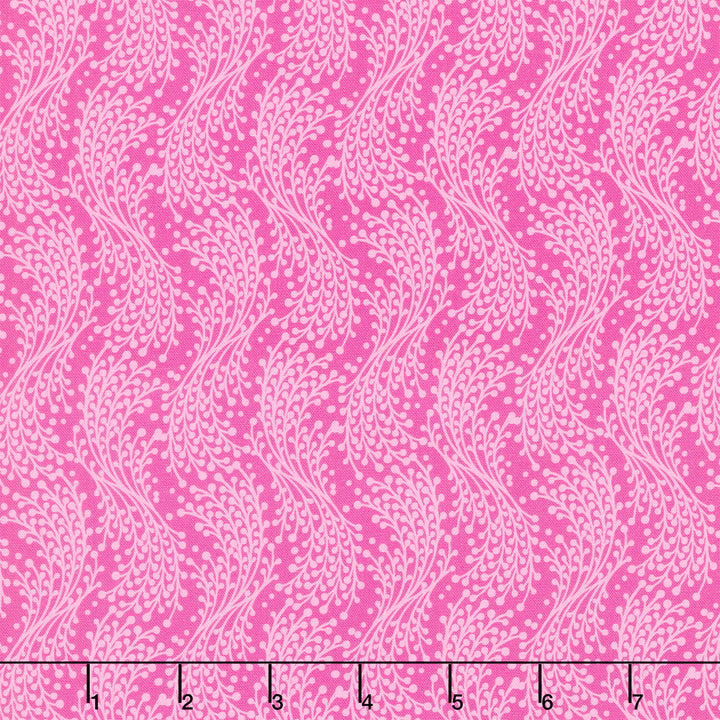Sunflower Sonata - Vines Pink Yardage
