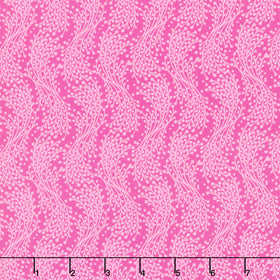 Sunflower Sonata - Vines Pink Yardage