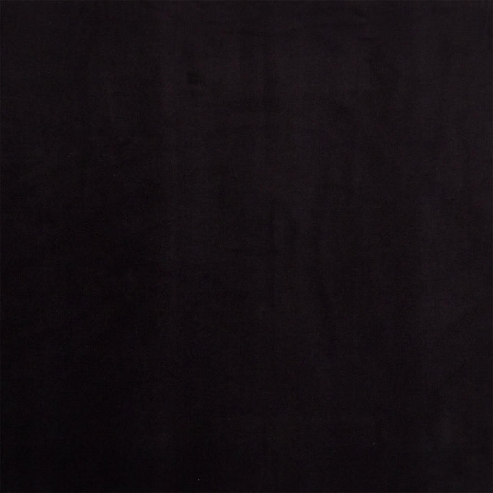 Lush Velveteen Wide - Solid Black Yardage