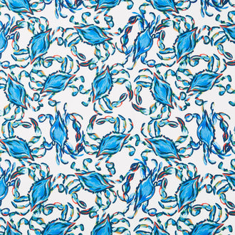 The Coastal Collection - King Crabs Ocean Yardage