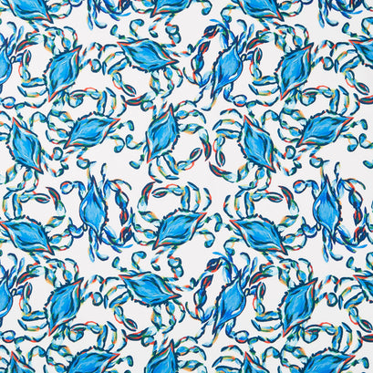 The Coastal Collection - King Crabs Ocean Yardage