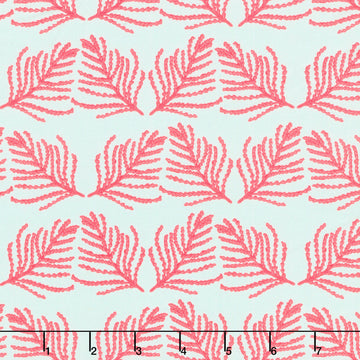 The Coastal Collection - Coral Aqua Yardage
