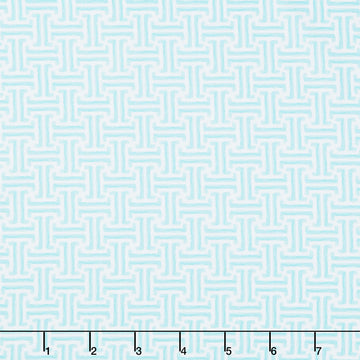 The Coastal Collection - Greek Keys Sea Glass Yardage