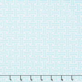 The Coastal Collection - Greek Keys Sea Glass Yardage