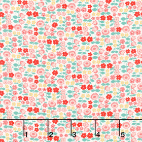 Darlene's Favorites - Mixed Florals Pink Yardage