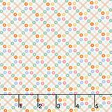 Darlene's Favorites - Floral Plaid Vintage Yardage
