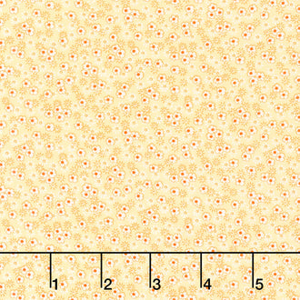 Darlene's Favorites - Small Floral Clusters Yellow Yardage