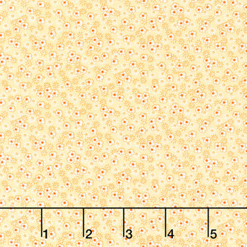 Darlene's Favorites - Small Floral Clusters Yellow Yardage