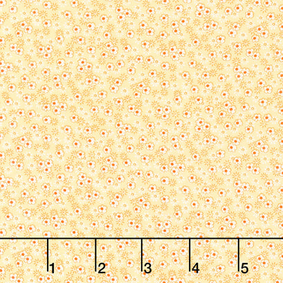 Darlene's Favorites - Small Floral Clusters Yellow Yardage