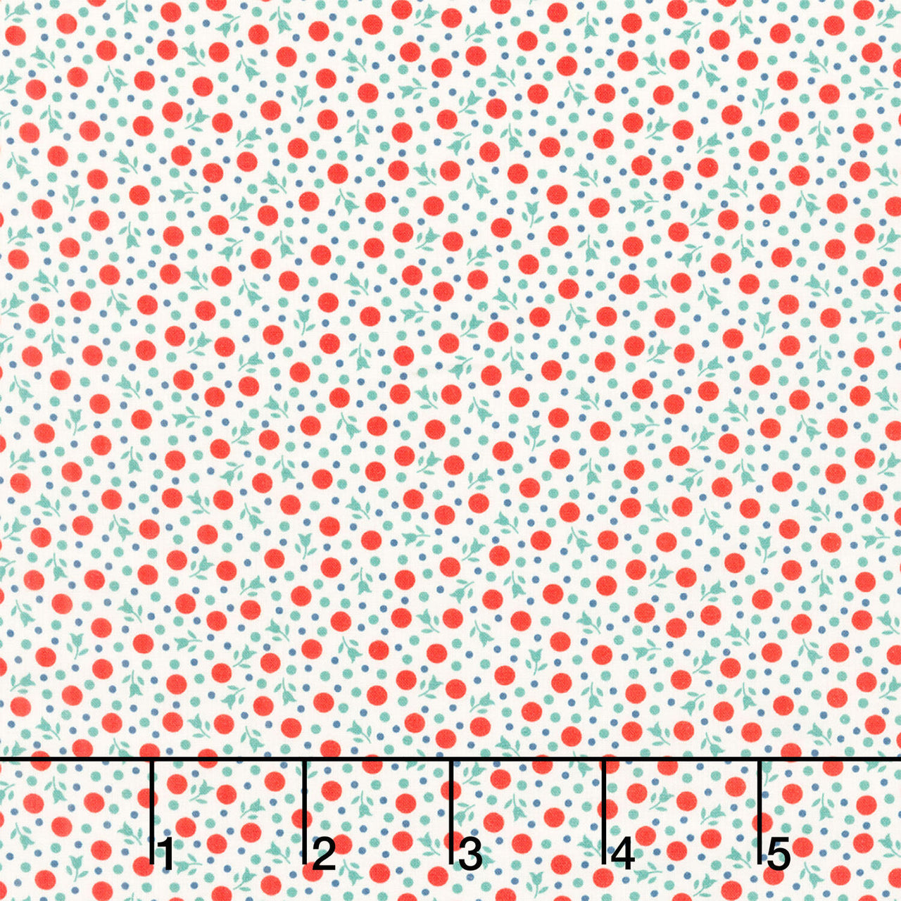 Darlene's Favorites - Scattered Tulips Red Yardage