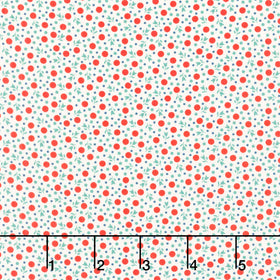 Darlene's Favorites - Scattered Tulips Red Yardage