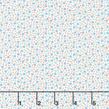 Darlene's Favorites - Scattered Tulips Blue Yardage