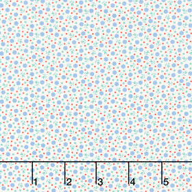 Darlene's Favorites - Scattered Tulips Blue Yardage