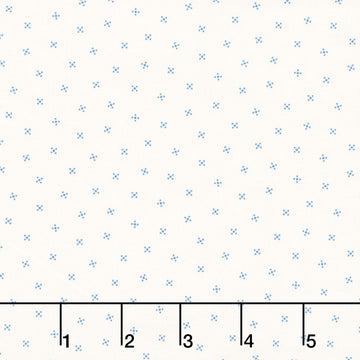 Darlene's Favorites - Dotted X Blue Yardage