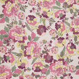 Imperial Collections - Graceful Cranes Flat Floral Pearl Pink Metallic Yardage