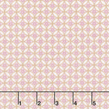 Imperial Collections - Graceful Cranes Blossom Circle Pearl Metallic Pink Yardage