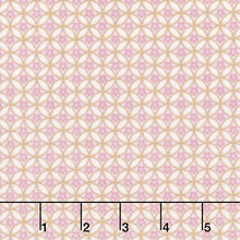 Imperial Collections - Graceful Cranes Blossom Circle Pearl Metallic Pink Yardage