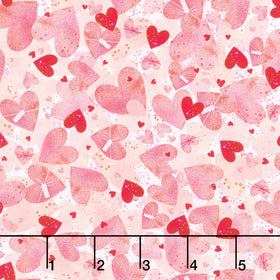 Charming Love - Packed Hearts Sweet Yardage