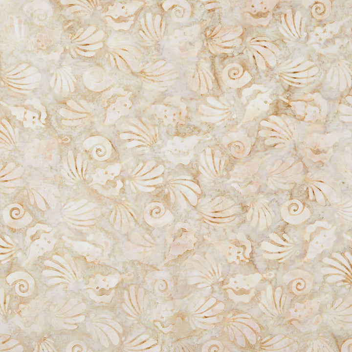 Artisan Batiks - Coastal Shells Silhouette Shell Yardage