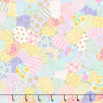 Happy Easter - Packed Easter Eggs Spring Yardage