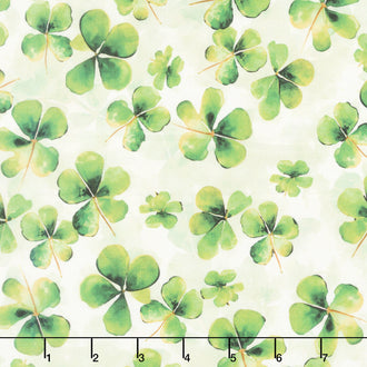 Lucky Clovers - Four Leaf Clovers Leprechaun Yardage