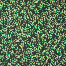 Lucky Clovers - Clover Vines Clover Yardage