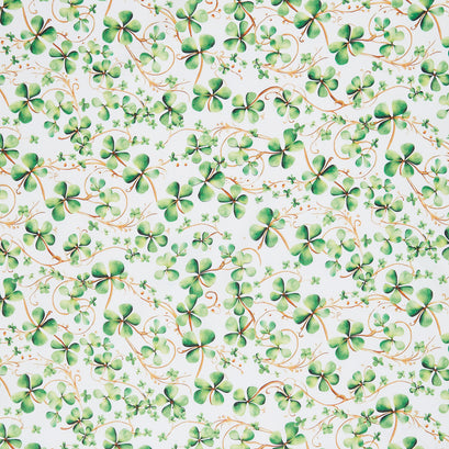 Lucky Clovers - Clover Vines Leprechaun Yardage