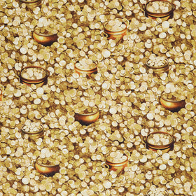 Lucky Clovers - Pots Of Gold Gold Yardage