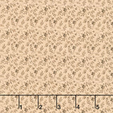 Love Mom - Delicate Branches Tan Yardage