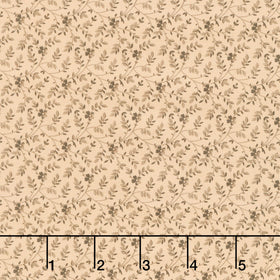Love Mom - Delicate Branches Tan Yardage