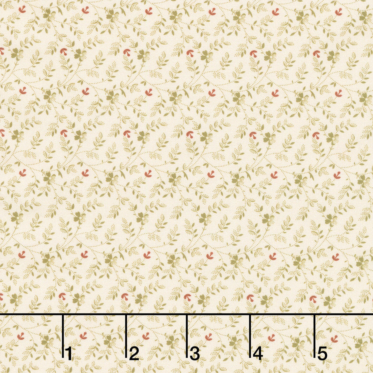 Love Mom - Delicate Branches Natural Yardage