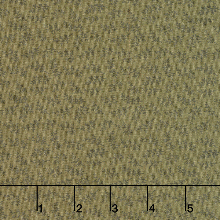 Love Mom - Sprig Toss Olive Yardage