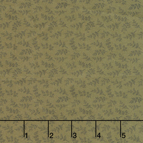 Love Mom - Sprig Toss Olive Yardage