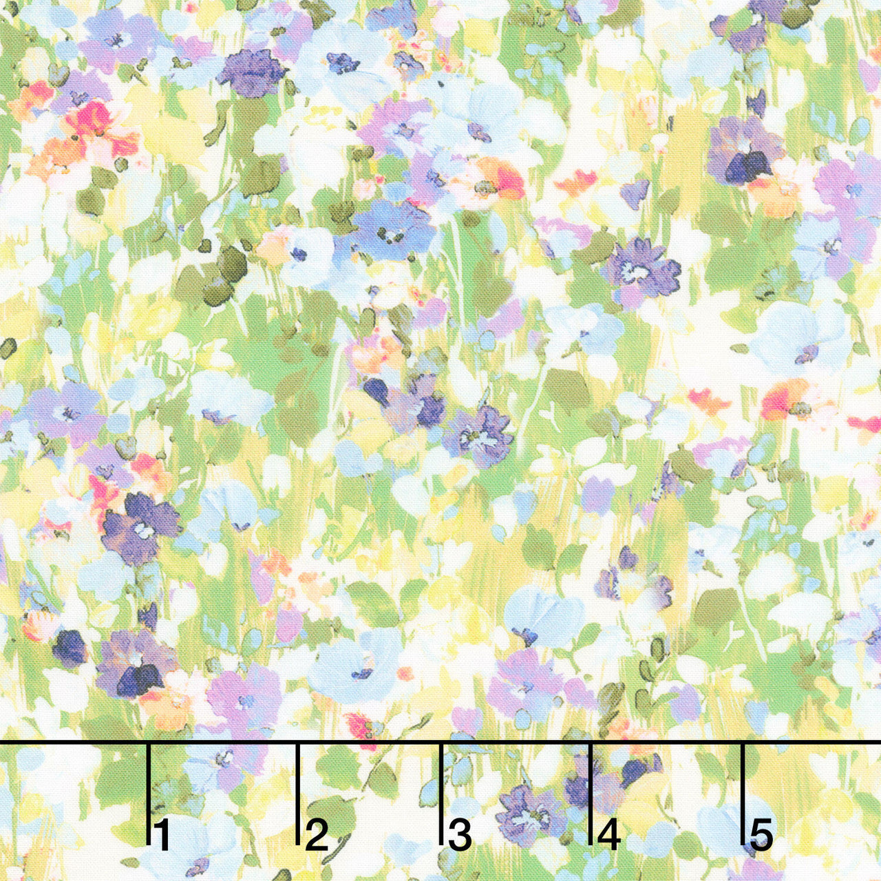 Painterly Petals - Valley Electric Floral Sprig Yardage