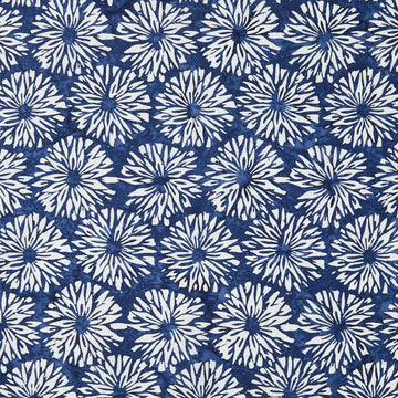 Artisan Batiks - Kasuri Large Flowers Blue Yardage