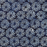 Artisan Batiks - Kasuri Large Flowers Indigo Yardage