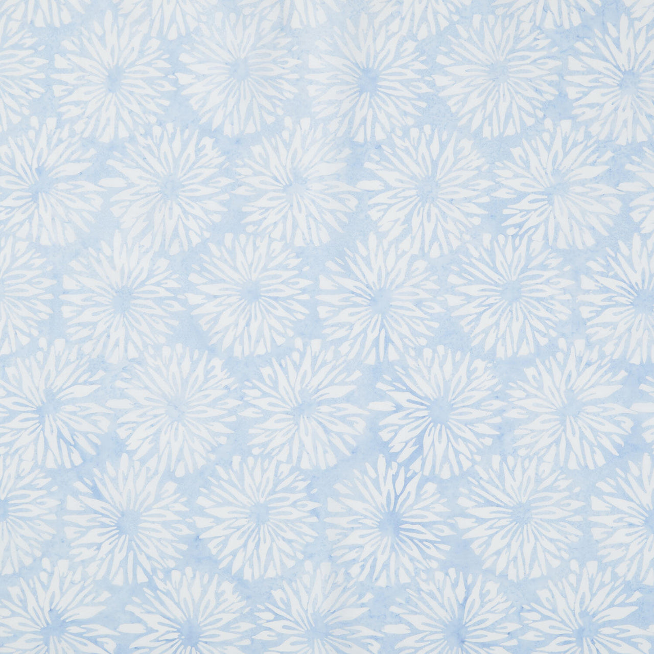 Artisan Batiks - Kasuri Large Flowers Sky Yardage