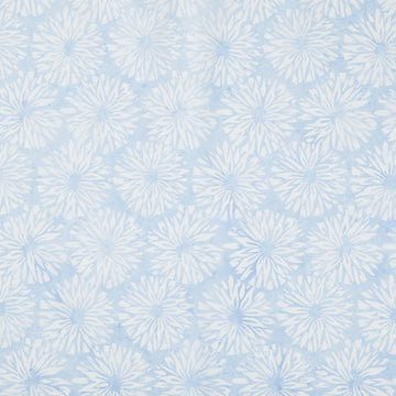Artisan Batiks - Kasuri Large Flowers Sky Yardage