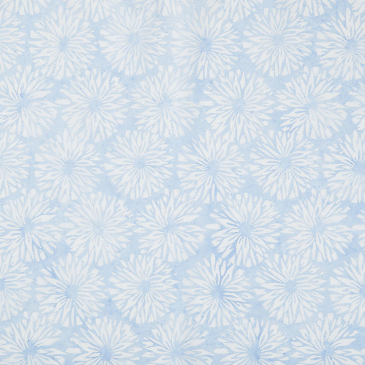 Artisan Batiks - Kasuri Large Flowers Sky Yardage