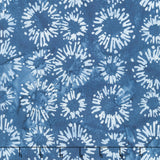 Artisan Batiks - Kasuri Sunbursts Blue Yardage