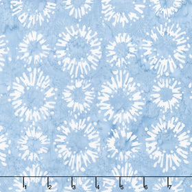 Artisan Batiks - Kasuri Sunbursts Denim Yardage