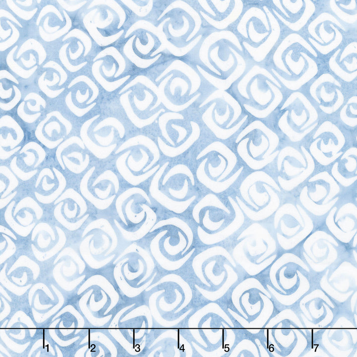 Artisan Batiks - Kasuri Packed Crescents Denim Yardage