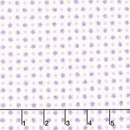 Fabric Market - Small Flower Grid Heather Yardage