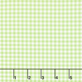 Fabric Market - Gingham Check Lime Yardage