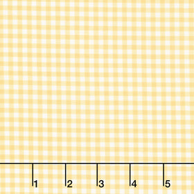 Fabric Market - Gingham Check Sunshine Yardage