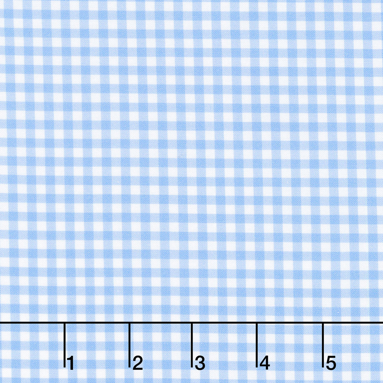 Fabric Market - Gingham Check Blue Yonder Yardage