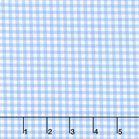 Fabric Market - Gingham Check Blue Yonder Yardage