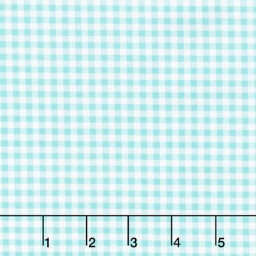 Fabric Market - Gingham Check Sea Mist Yardage