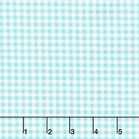 Fabric Market - Gingham Check Sea Mist Yardage